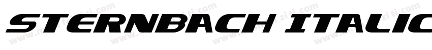 Sternbach Italic字体转换